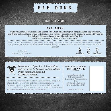 Rae Dunn FRESH. Deodorizing Pet Wipes