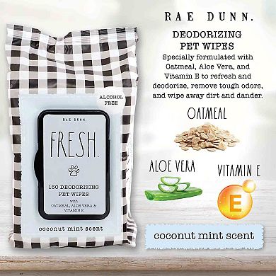 Rae Dunn FRESH. Deodorizing Pet Wipes