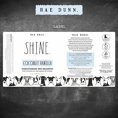 Rae Dunn SHINE. Conditioning Pet Shampoo