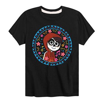 Disney / Pixar's Coco Boys 8-20 Floral Circle Miguel Graphic Tee