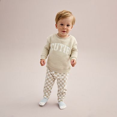 Baby Jumping Beans® Fleece Crewneck Graphic Sweatshirt