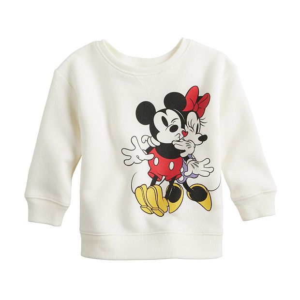 Disney's Mickey Mouse & Minnie Mouse Baby Girl Graphic Sweatshirt