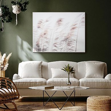 American Art Décor Native Spelt Wheat Framed Canvas Wall Art Print