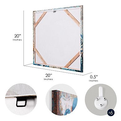 American Art Décor Monterey Bay Canvas Wall Art 4-piece Set