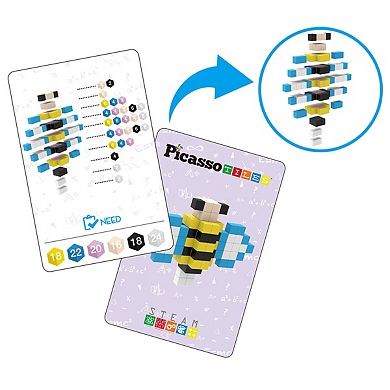 PICASSO-TILES 400 PC Magnetic Blocks, Magnetic Building Blocks for Kids, Magnet Toy for Kids 3+