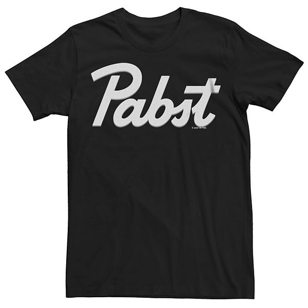 Men's Pabst Blue Ribbon Beer Pabst Script Tee