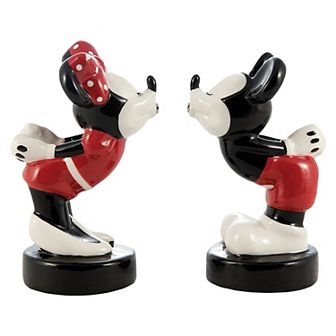 Disney's Mickey Mouse & Minnie Mouse Kissing Salt & Pepper Shaker Set