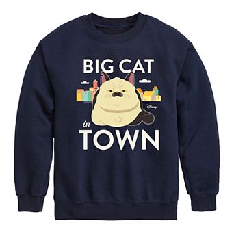 Disney's Luca Boys 8-20 Big Cat In Town Fleece Sweatshirt