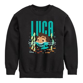 Disney's Luca Boys 8-20 Half Human Half Sea Monster Fleece Sweatshirt