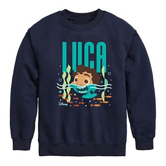 Disney's Luca Boys 8-20 Half Human Half Sea Monster Fleece Sweatshirt