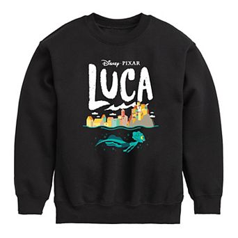 Disney's Luca Boys 8-20 Costal Sea Monster Fleece Sweatshirt