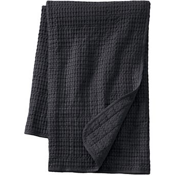 Lands' End Waffle Weave Throw Blanket