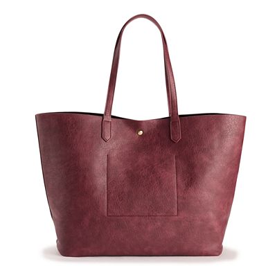 Kohls large tote bags sales