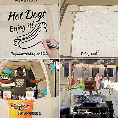 Alvantor Pop-Up Vendor Booth Instant Gazebo