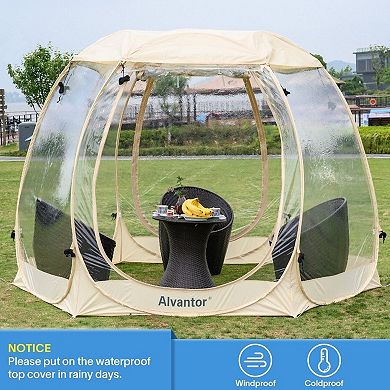 Alvantor Pop-Up Bubble Tent Transparent Gazebo