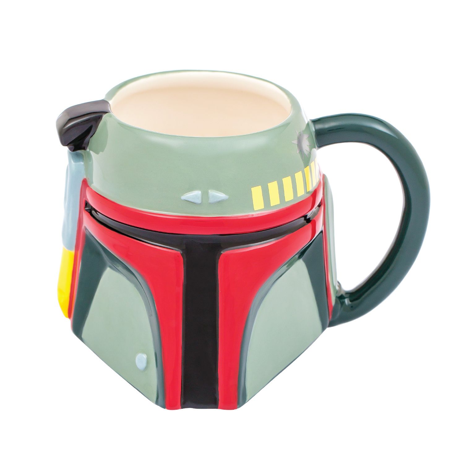 JoyJolt Mandalorian Watching The Drama Double Wall Coffee Mugs, 2 Piece