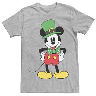Big & Tall Disney Mickey Mouse St Patty's Outfit Tee