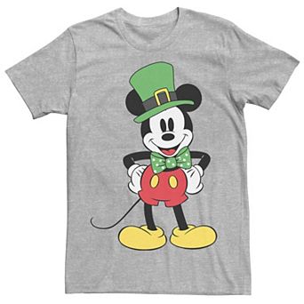 Big & Tall Disney Mickey Mouse St Patty's Outfit Tee