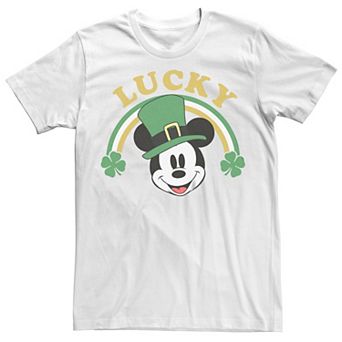 Big & Tall Disney Mickey And Friends St Patricks Day Lucky Mickey Tee