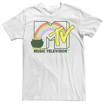 Big & Tall MTV Music Television St. Patrick's Day Pot Of Gold Logo Tee