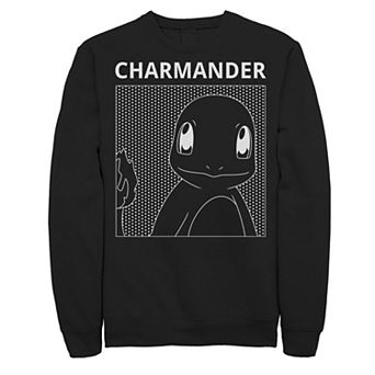Big & Tall Pokémon Charmander Silhouette Comic Box Sweatshirt