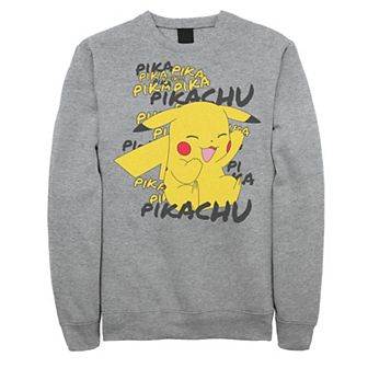 Big & Tall Pokémon Pikachu Cracks A Joke Sweatshirt