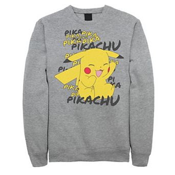 Big & Tall Pokémon Pikachu Cracks A Joke Sweatshirt