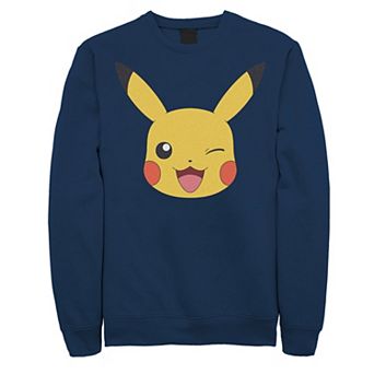 Big & Tall Pokémon Pikachu Big Face Logo Sweatshirt