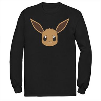 Big & Tall Pokémon Eevee Face Long Sleeve Tee