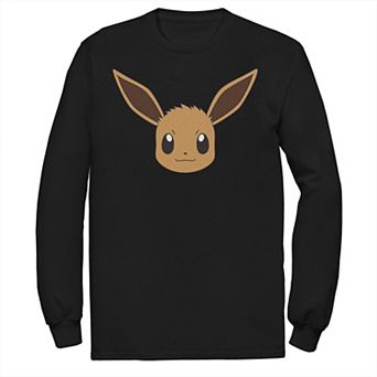 Big & Tall Pokémon Eevee Face Long Sleeve Tee