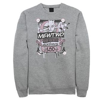 Big & Tall Pokémon Mewtwo Ready For Battle 150 Sweatshirt