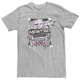 Big & Tall Pokémon Mewtwo Ready For Battle 150 Tee