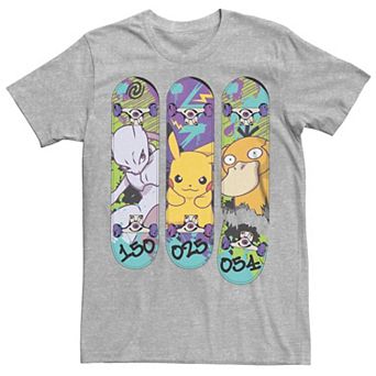 Big & Tall Pokémon Mewtwo Pikachu Psyduck Tee