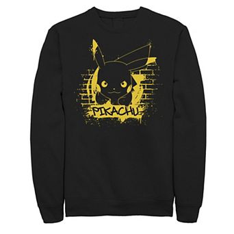 Big & Tall Pokémon Pikachu Graffiti Running Sweatshirt