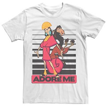 Big & Tall Disney Emperors New Groove Adore Me Stripes Tee