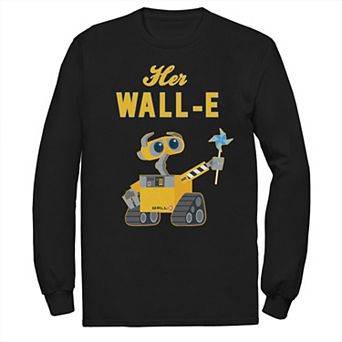 Big & Tall Disney Pixar Wall-E Her Wall-E Couples Long Sleeve Tee