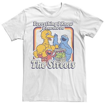 Big & Tall Sesame Street Everything I Know Tee