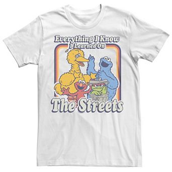 Big & Tall Sesame Street Everything I Know Tee