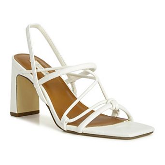 London Rag Two Strings Women's Block Heeled Sandals