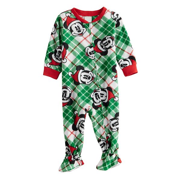 Disney's Mickey Mouse & Minnie Mouse Baby Footed Pajamas by Jammies For
