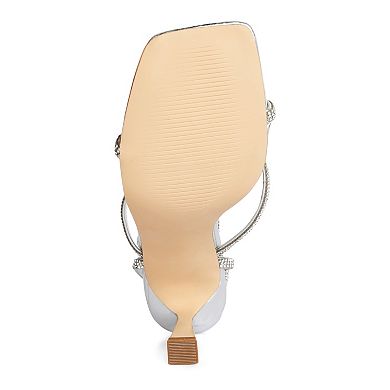 London Rag Crush It Diamante Women's Dress Sandals