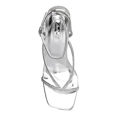 London Rag Crush It Diamante Women's Dress Sandals