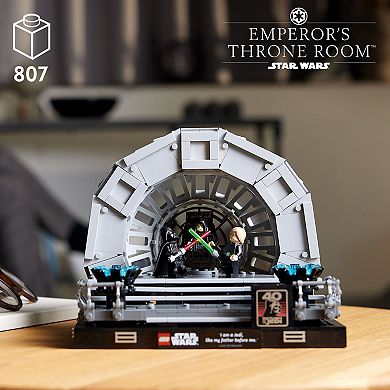 LEGO Star Wars Emperor’s Throne Room Diorama 75352 Building Set (807 Pieces)