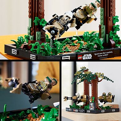 LEGO Star Wars Endor Speeder Chase Diorama 75353 Building Set (608 Pieces)