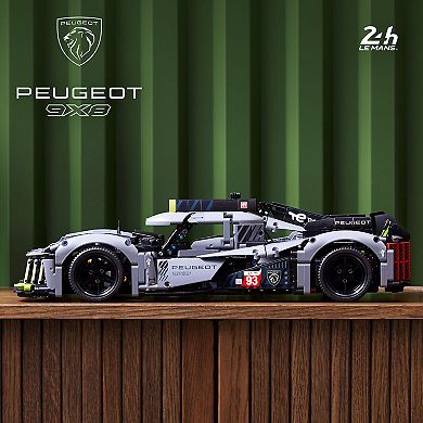 LEGO Technic PEUGEOT 9X8 24H Le Mans Hybrid Hypercar 42156 Building Kit (1,775 Pieces)