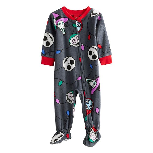 Disney's The Nightmare Before Christmas Baby Holiday Lights Footed Pajamas by Jammies For Your Families®