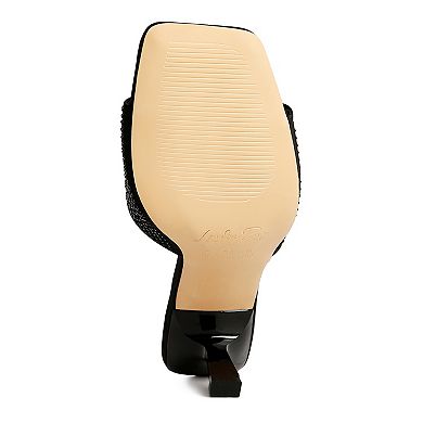 London Rag Beatrice Women's Heeled Slide Sandals
