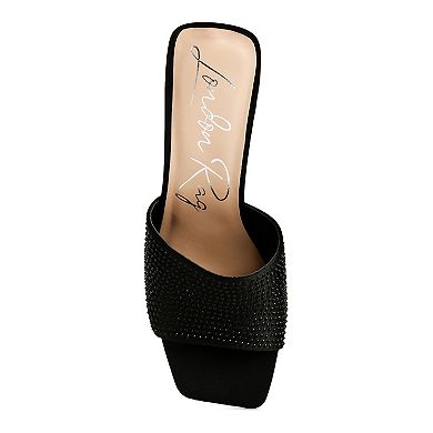 London Rag Beatrice Women's Heeled Slide Sandals