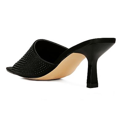 London Rag Beatrice Women's Heeled Slide Sandals