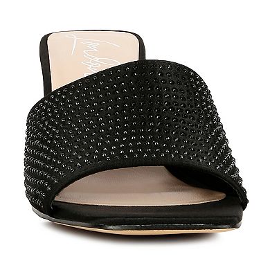 London Rag Beatrice Women's Heeled Slide Sandals